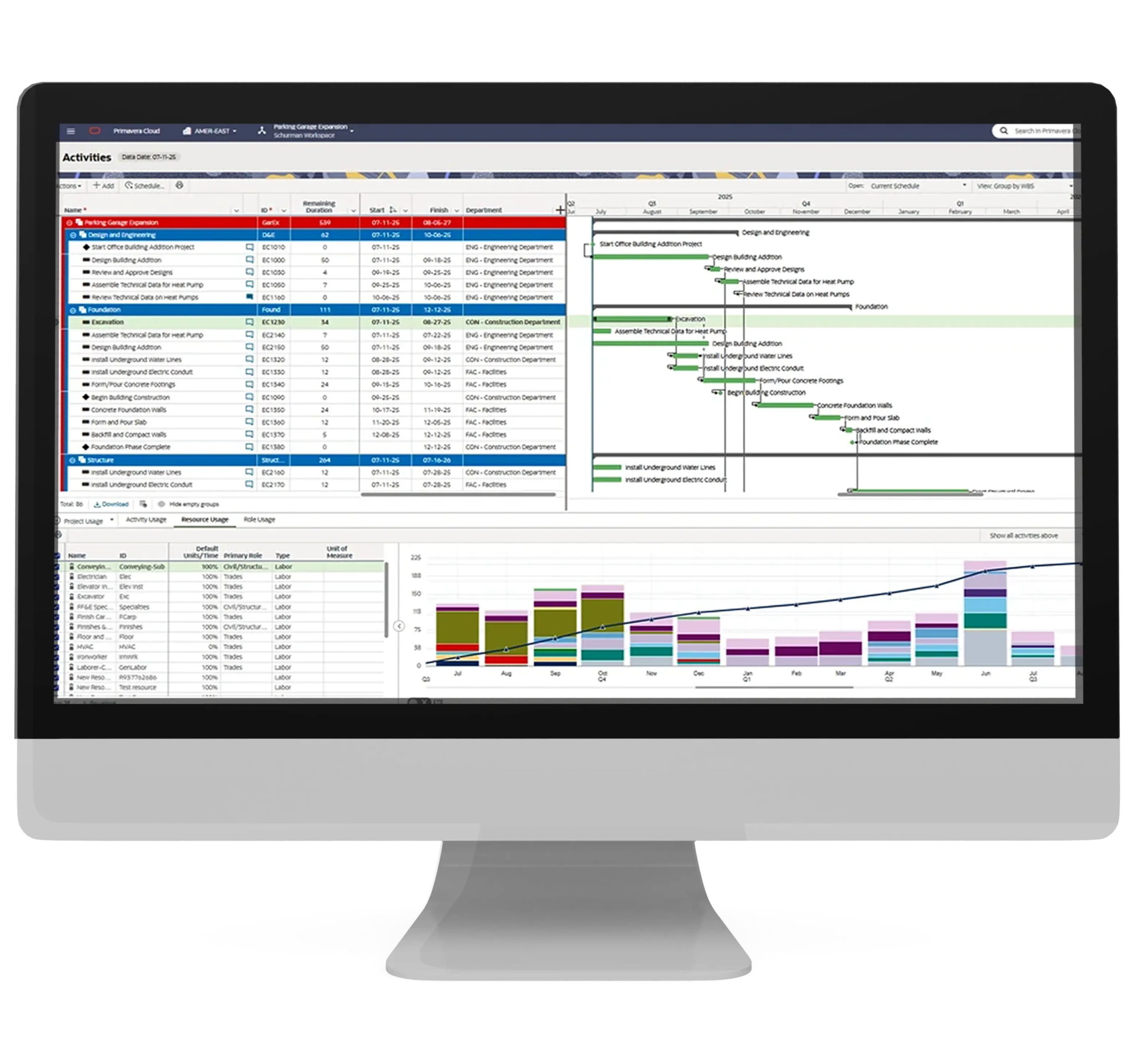 Oracle Primavera Cloud hero
