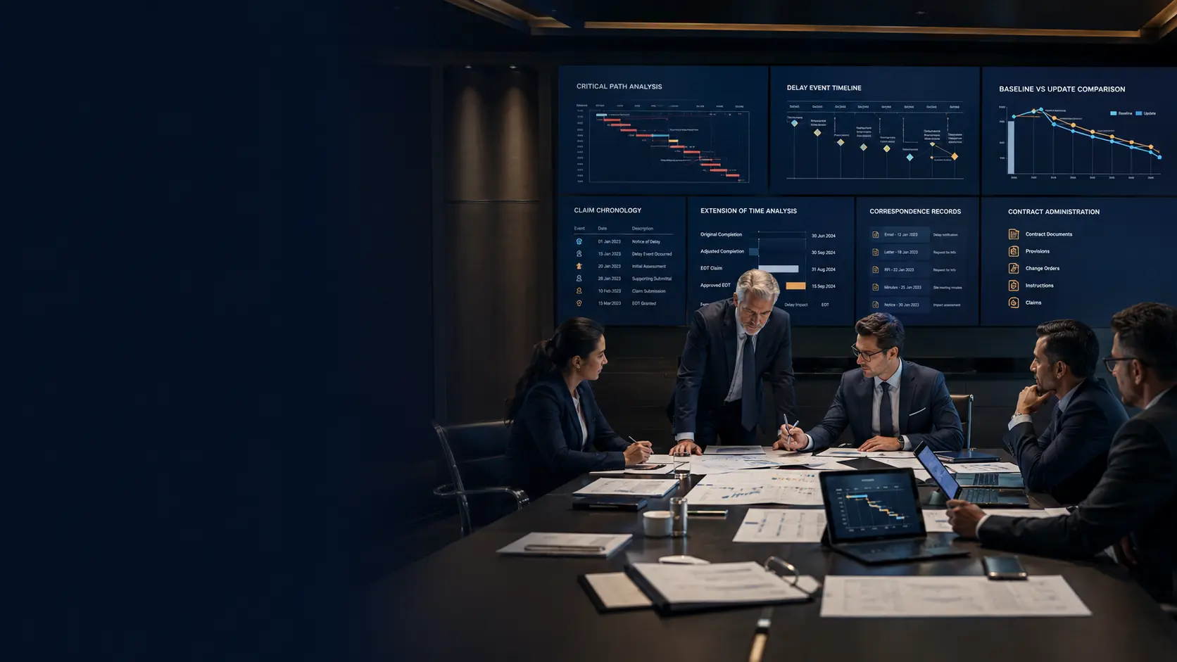 Claims and delay analysis consulting for complex projects and contracts